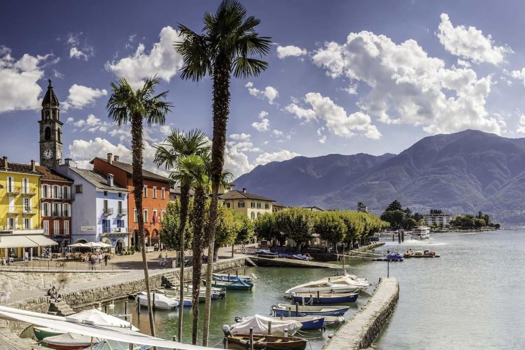 Ascona: Residenza Sabrina,App 2.5 Locali E Piscina Apartment Exterior foto