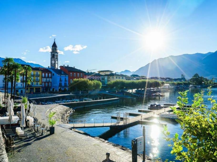 Ascona: Residenza Sabrina,App 2.5 Locali E Piscina Apartment Exterior foto
